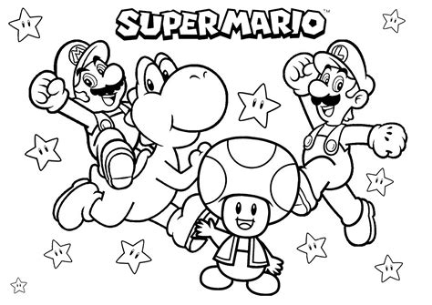 mario bro coloring